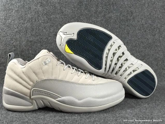 Official Maikesneakers Low Grey Jordan 12 Suede 308317-002 Air 0706